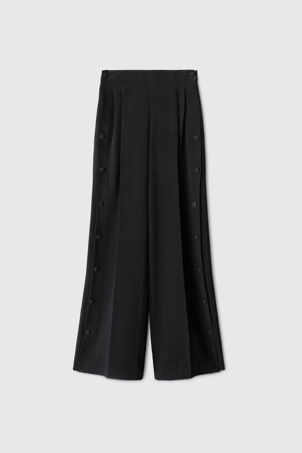 Palazzo trousers with slit