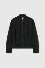 Load image into Gallery viewer, Lace bomber jacket
