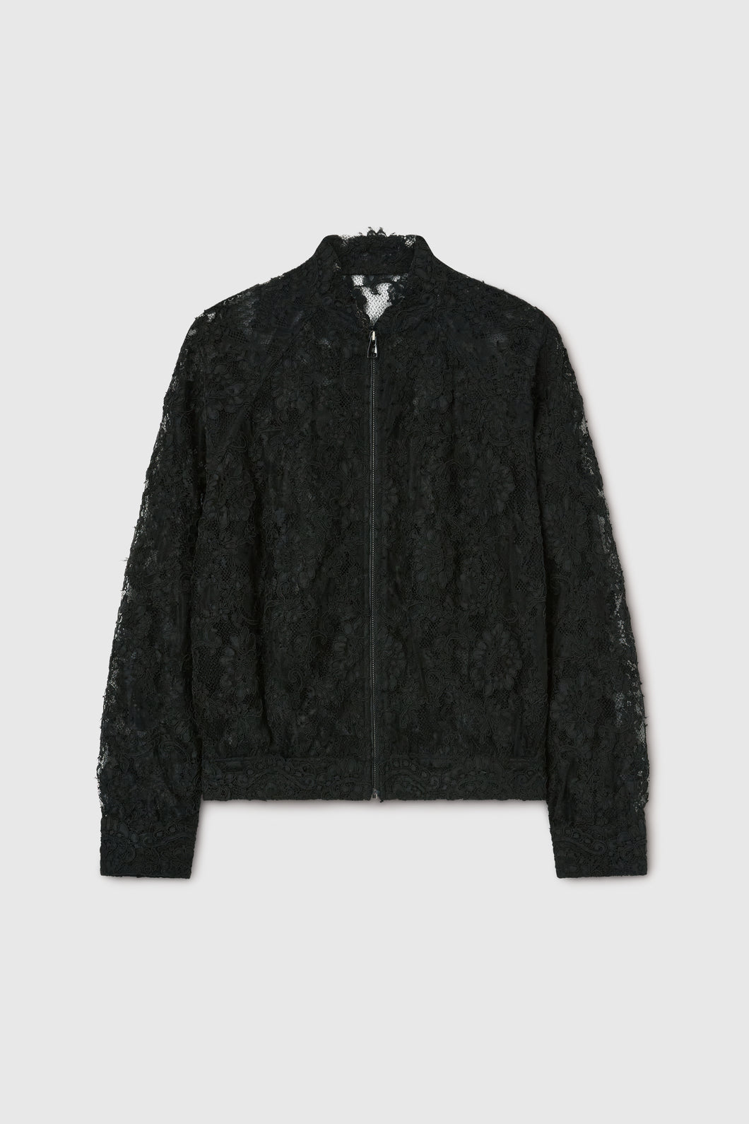 Lace bomber jacket