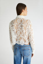 Load image into Gallery viewer, Cropped lace shirt
