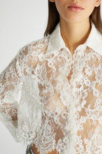 Load image into Gallery viewer, Cropped lace shirt
