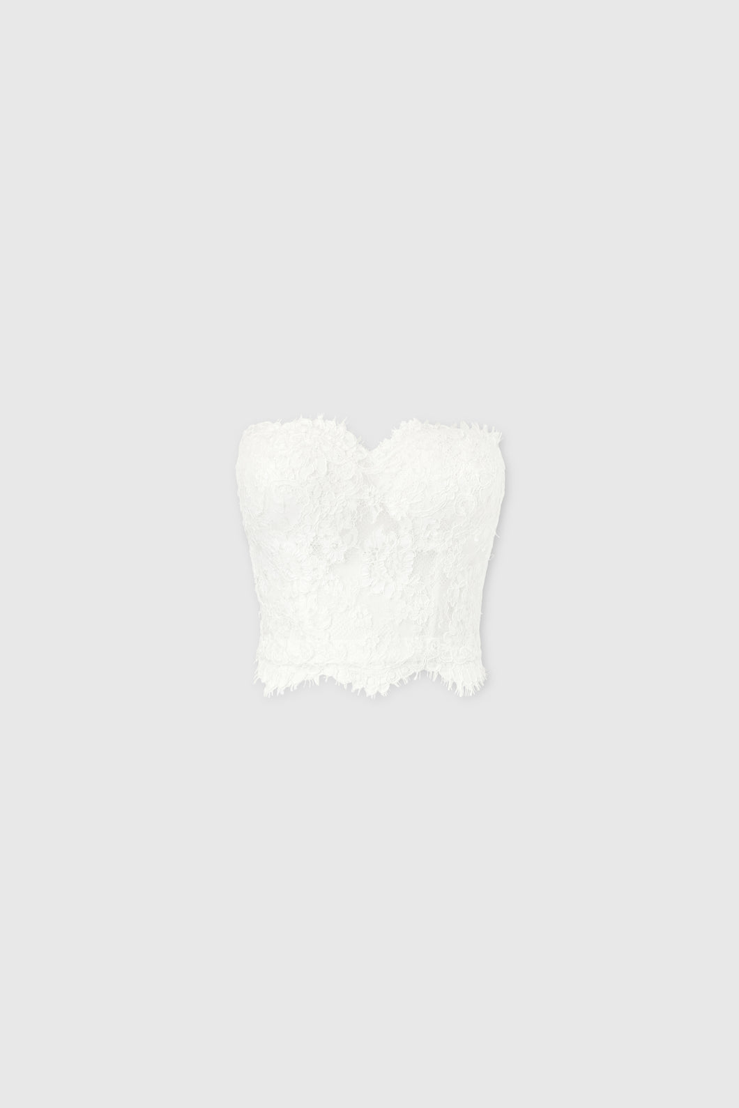 Lace bustier top