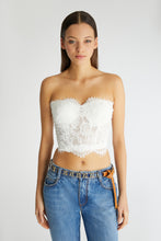 Load image into Gallery viewer, Lace bustier top
