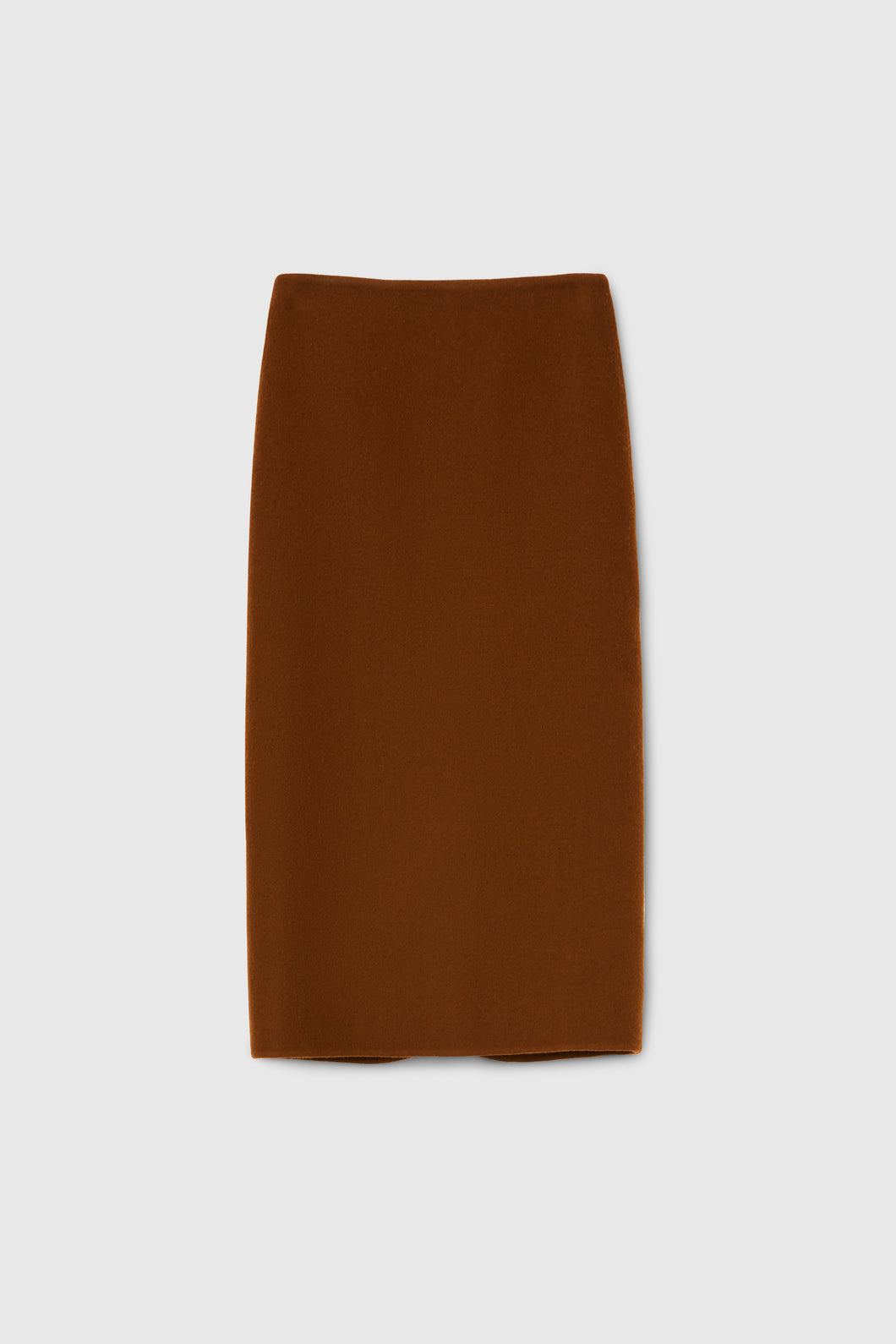 Double wool pencil skirt