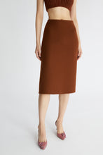 Load image into Gallery viewer, Double wool pencil skirt
