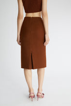 Load image into Gallery viewer, Double wool pencil skirt
