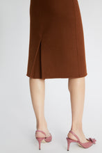 Load image into Gallery viewer, Double wool pencil skirt
