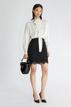 Load image into Gallery viewer, Rebrodé lace mini skirt
