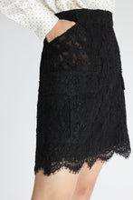 Load image into Gallery viewer, Rebrodé lace mini skirt
