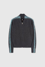 Load image into Gallery viewer, Pure cashmere bomber jacket with handmade Scervino stitch
