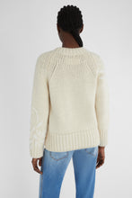 Load image into Gallery viewer, Alpaca blend jumper with handmade embroidery
