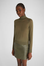 Load image into Gallery viewer, Cotton turtleneck jumper
