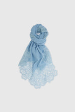 Load image into Gallery viewer, Pure cashmere stole with lace
