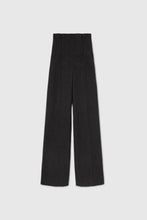 Load image into Gallery viewer, Wool bootcut trousers with waistband
