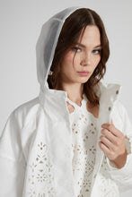 Load image into Gallery viewer, Technical duchesse single-breasted windbreaker jacket
