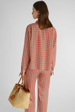 Load image into Gallery viewer, Pure silk tie print shirt
