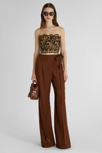Load image into Gallery viewer, Structured macramé lace bustier
