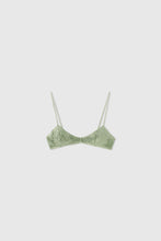 Load image into Gallery viewer, Destructured toulle bra with all over micro crystals
