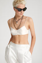 Load image into Gallery viewer, Silk-blend deconstructed bra
