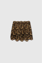 Load image into Gallery viewer, Macramé lace mini skirt with nude-coloured lining
