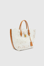 Load image into Gallery viewer, Maggie medium in white rafia lace
