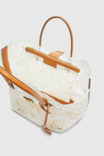 Load image into Gallery viewer, Maggie medium in white rafia lace
