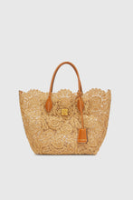 Load image into Gallery viewer, Maggie medium in natural rafia lace
