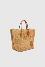 Load image into Gallery viewer, Maggie medium in natural rafia lace

