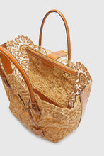 Load image into Gallery viewer, Maggie medium in natural rafia lace
