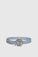 Load image into Gallery viewer, Marocain jeans print belt with micro studs
