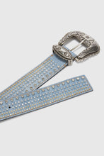 Load image into Gallery viewer, Marocain jeans print belt with micro studs
