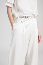Load image into Gallery viewer, Smooth calfskin belt with stones
