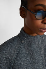 Load image into Gallery viewer, Over parka with zip and shearling collar
