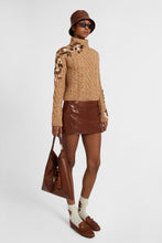 Load image into Gallery viewer, Glossy leather miniskirt
