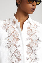 Load image into Gallery viewer, Cotton shirt with lace detail
