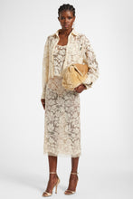 Load image into Gallery viewer, Boxy lace shirt with crystals
