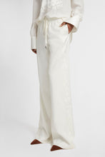 Load image into Gallery viewer, Ivory stretch silk pajama trousers
