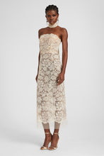 Load image into Gallery viewer, Lace and crystal bustier dress
