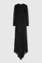 Load image into Gallery viewer, Long lace dress with matching scarf and crepe slip
