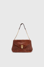 Load image into Gallery viewer, New Joy in embroidered brown nappa
