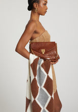 Load image into Gallery viewer, New Joy in embroidered brown nappa
