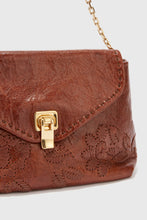 Load image into Gallery viewer, New Joy in embroidered brown nappa
