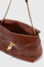Load image into Gallery viewer, New Joy in embroidered brown nappa
