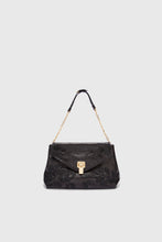 Load image into Gallery viewer, New Joy in embroidered black nappa
