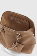 Load image into Gallery viewer, Orsetta large double handle bag in suede
