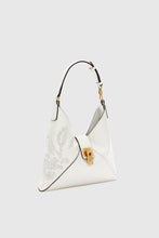 Load image into Gallery viewer, Mini Dudu in calfskin with hand-applied leather ribbon
