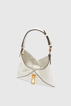 Load image into Gallery viewer, Mini Dudu in calfskin with hand-applied leather ribbon
