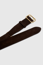 Load image into Gallery viewer, Vintage-effect leather belt
