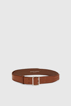 Load image into Gallery viewer, Vintage-effect vegetable-tanned leather belt
