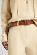 Load image into Gallery viewer, Vintage-effect vegetable-tanned leather belt
